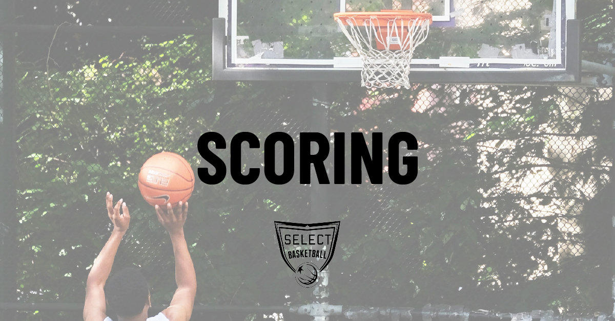 Basketball scoring drills, both inside the key and outside the paint